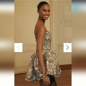 NWT Bronx and Banco Chloe Strapless Fit & Flare Mini Dress Sz M